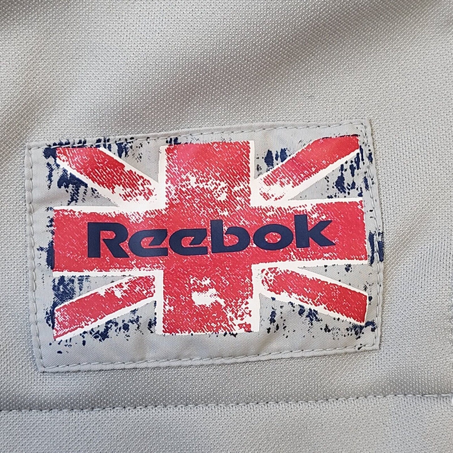 Reebok Y2K Vintage Grey & Red Track Jacket Men's Size Large