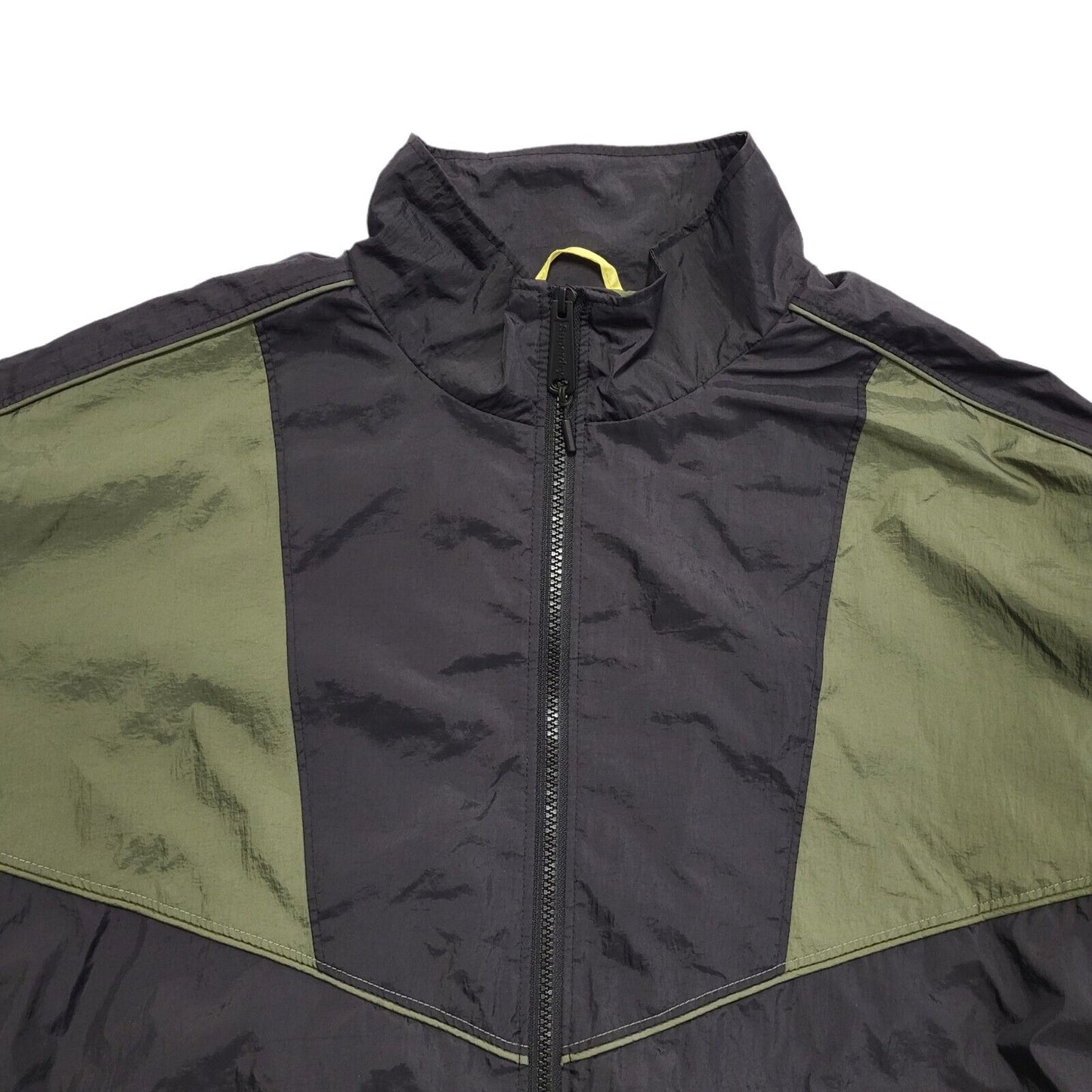 Superdry Green Black Zipped Jacket Uk Women's Size 12