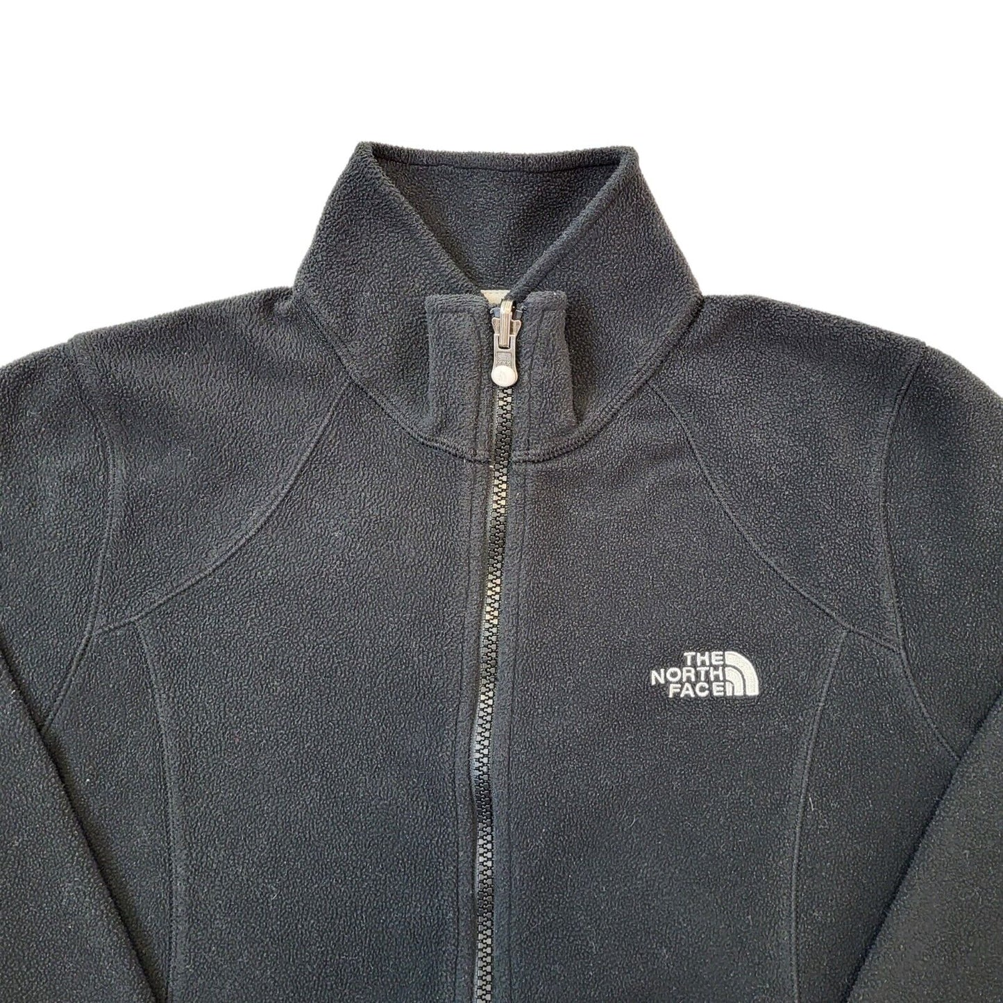 The North Face Black Full Zip Fleece Jacket Women's Size Medium.