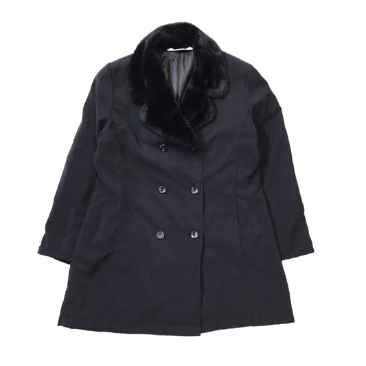 M&S St Michael 90s Double Breasted Coat Uk Women's Size 12