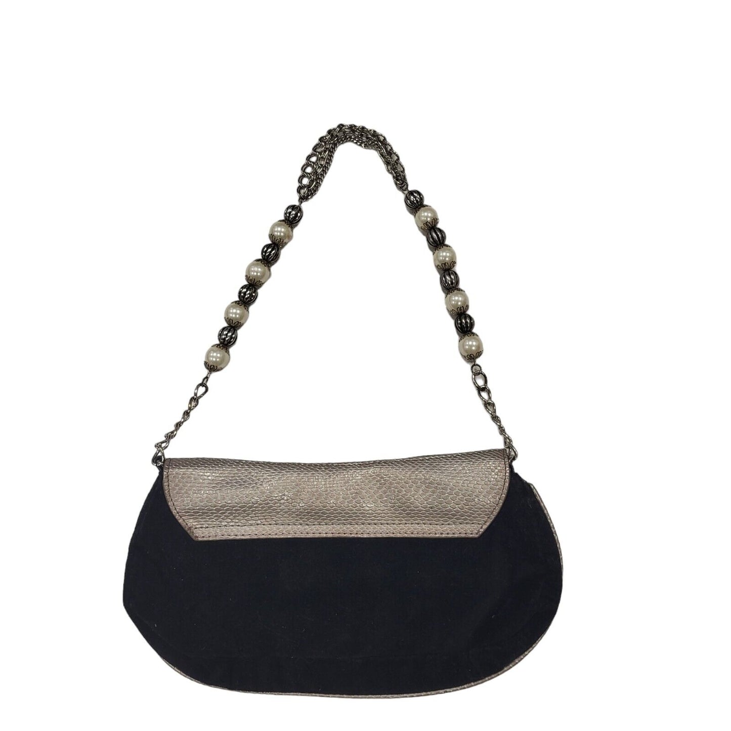 Morgan Black Leather Small Shoulder Bag Uk Women's Size  10.5" x 6"