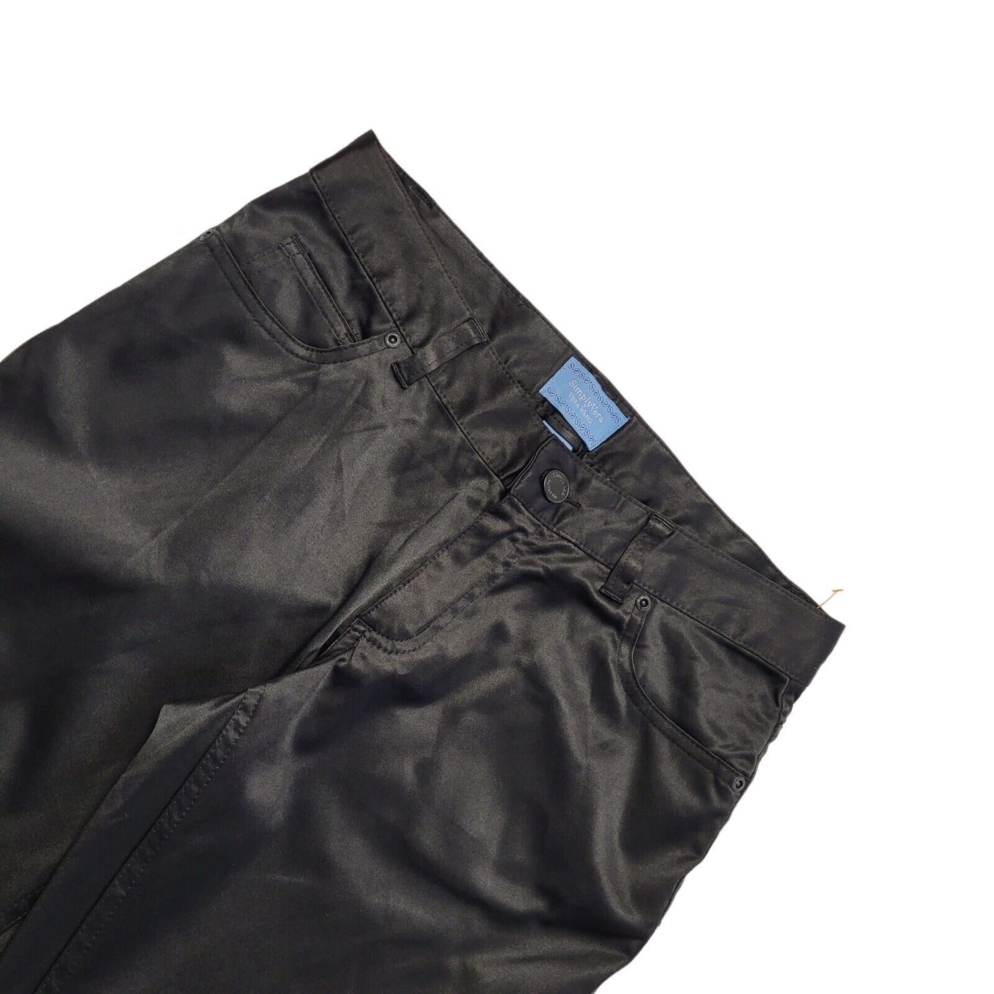 Vera Wang Vintage 90's Black Straight Leg Trousers Uk Women's Size 10/12 W29 L30