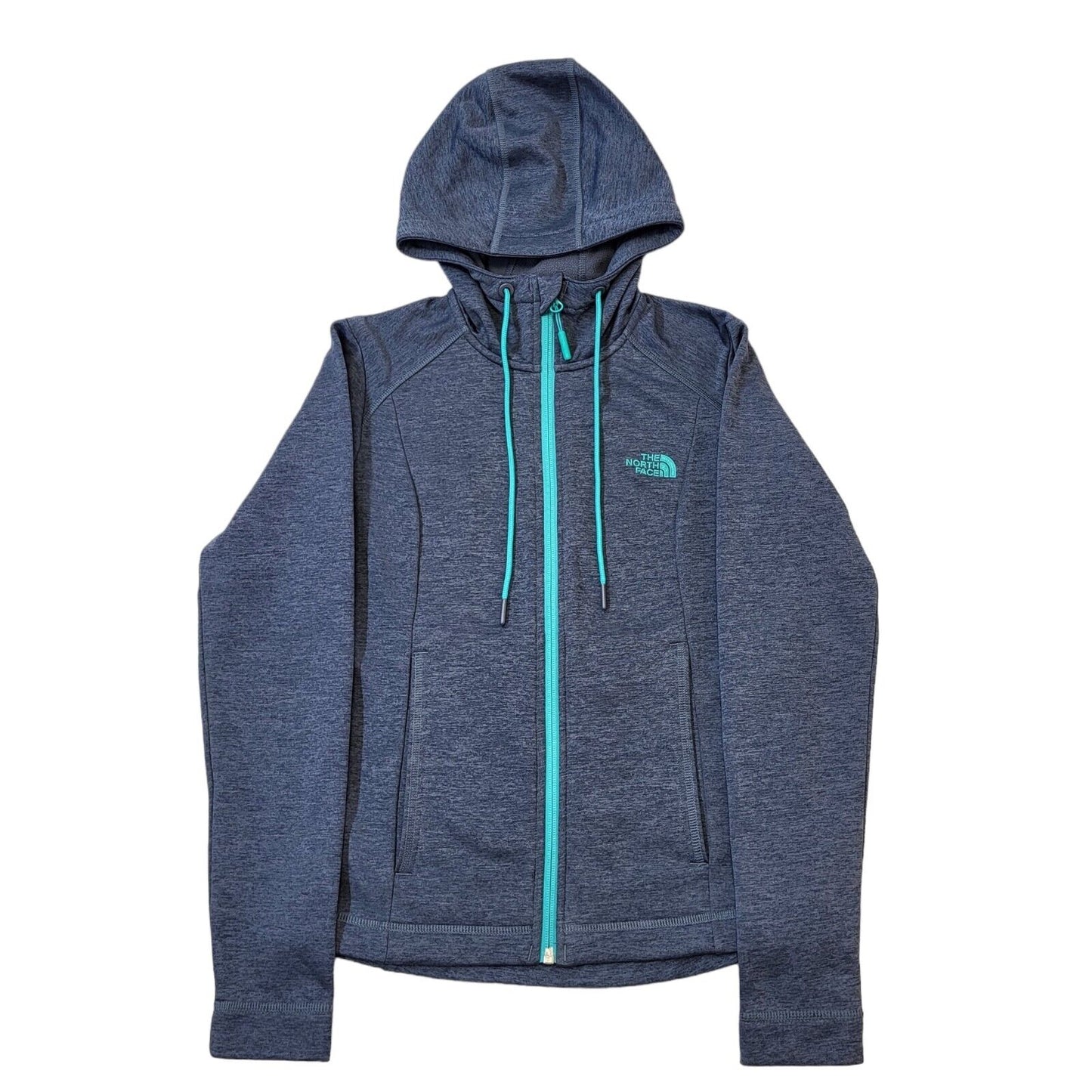 The North Face Blue Hooded Zip Up Jacket Women's Size XS