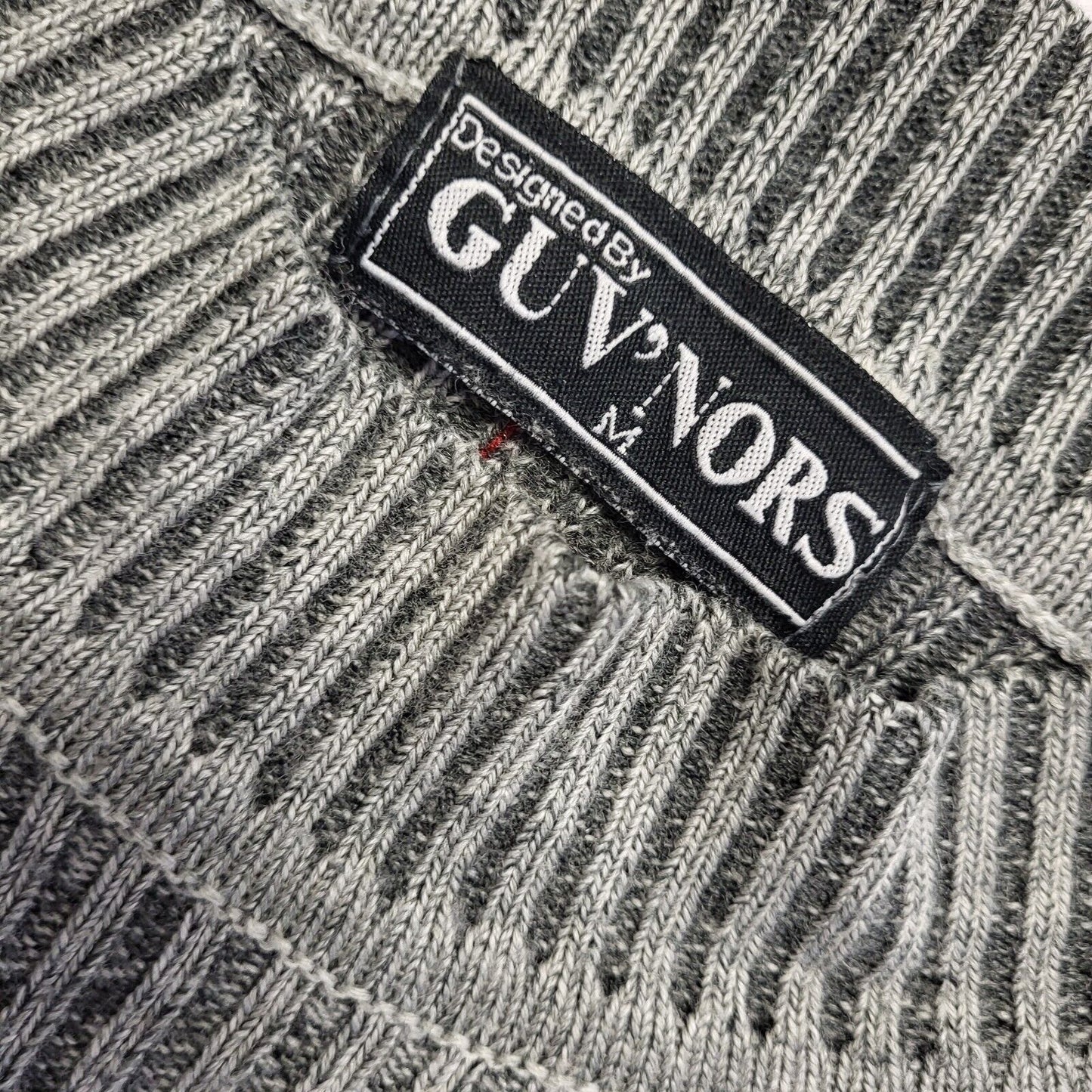 Guv'Nors  Vintage 80s Grey Round Neck Jumper Men's UK M