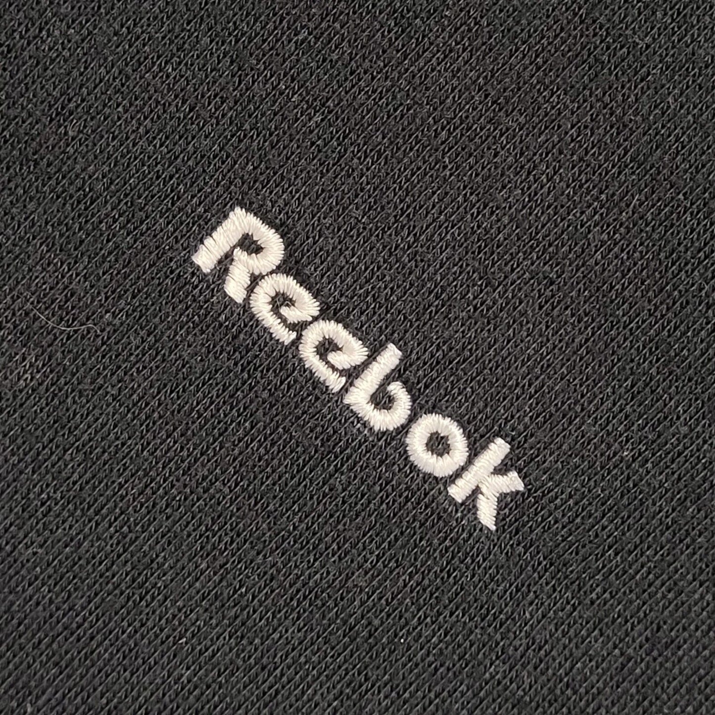 Reebok Essentials Spell Out  Vintage Y2K Black Sweatshirt Women's Size UK 14