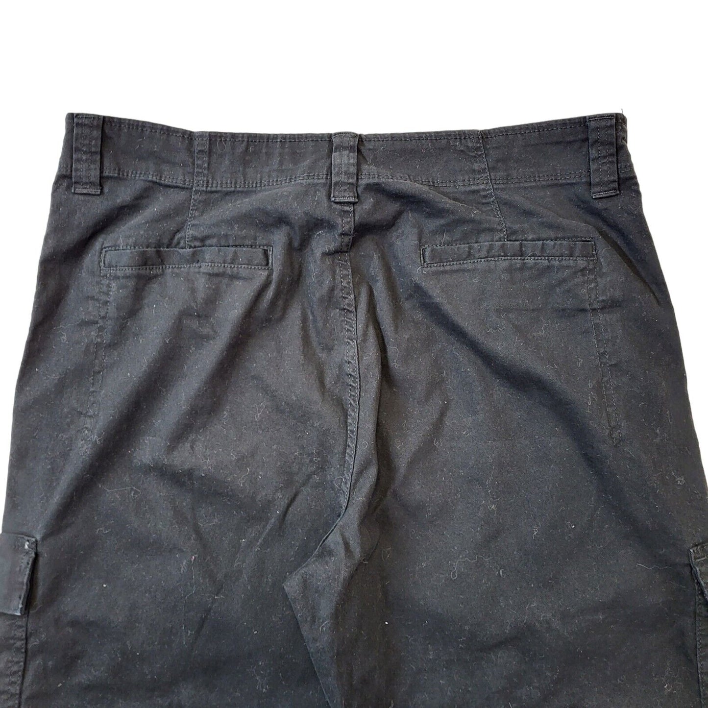 Wrangler Black Cargo Relaxed Fit Trousers Vintage Men's Size XL W36 L32