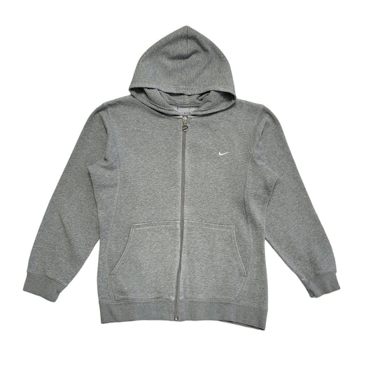 Nike Vintage 90's Grey Full Zip Sports Hoodie Womens UK Size L