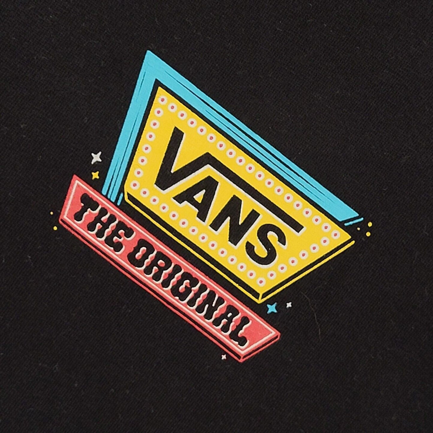 Vans Vintage Y2k Black Classic Fit T-Shirt Uk Men's Size M