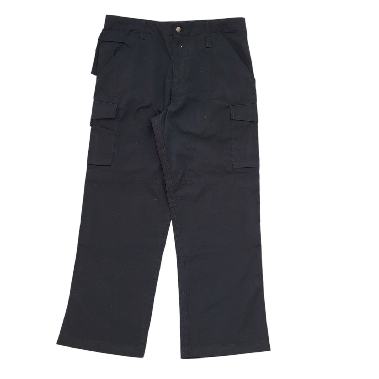 Russell Y2K Vintage Black Tapered Work Trousers UK Men's XL  W36 L32