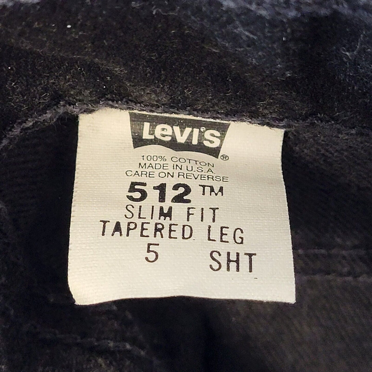 Levi's 512 Vintage 90s Black Skinny Denim Jeans Women's Size 6 W25 L29
