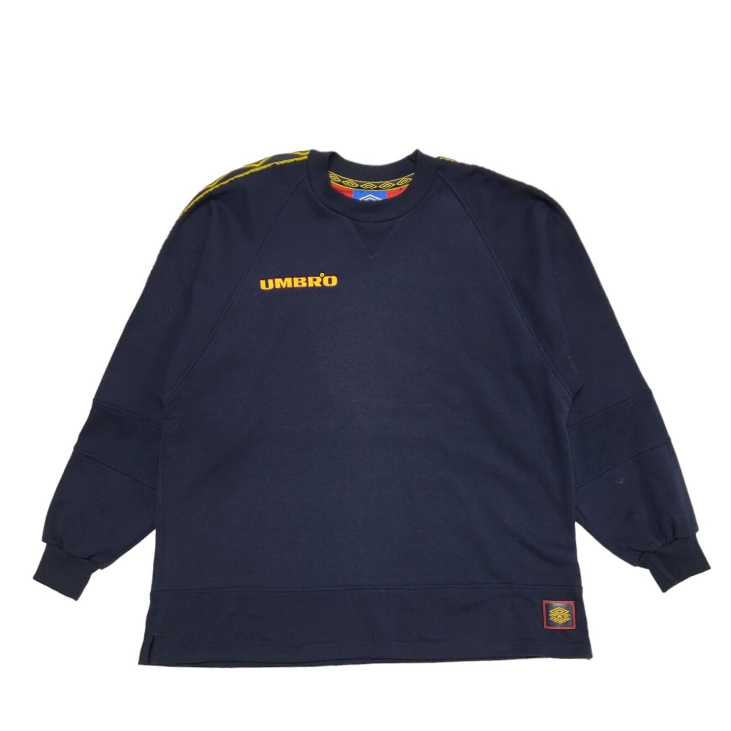 Unbro Pro Training Navy Blue Vintage 90s Sweatshirt Uk Men's Size XL