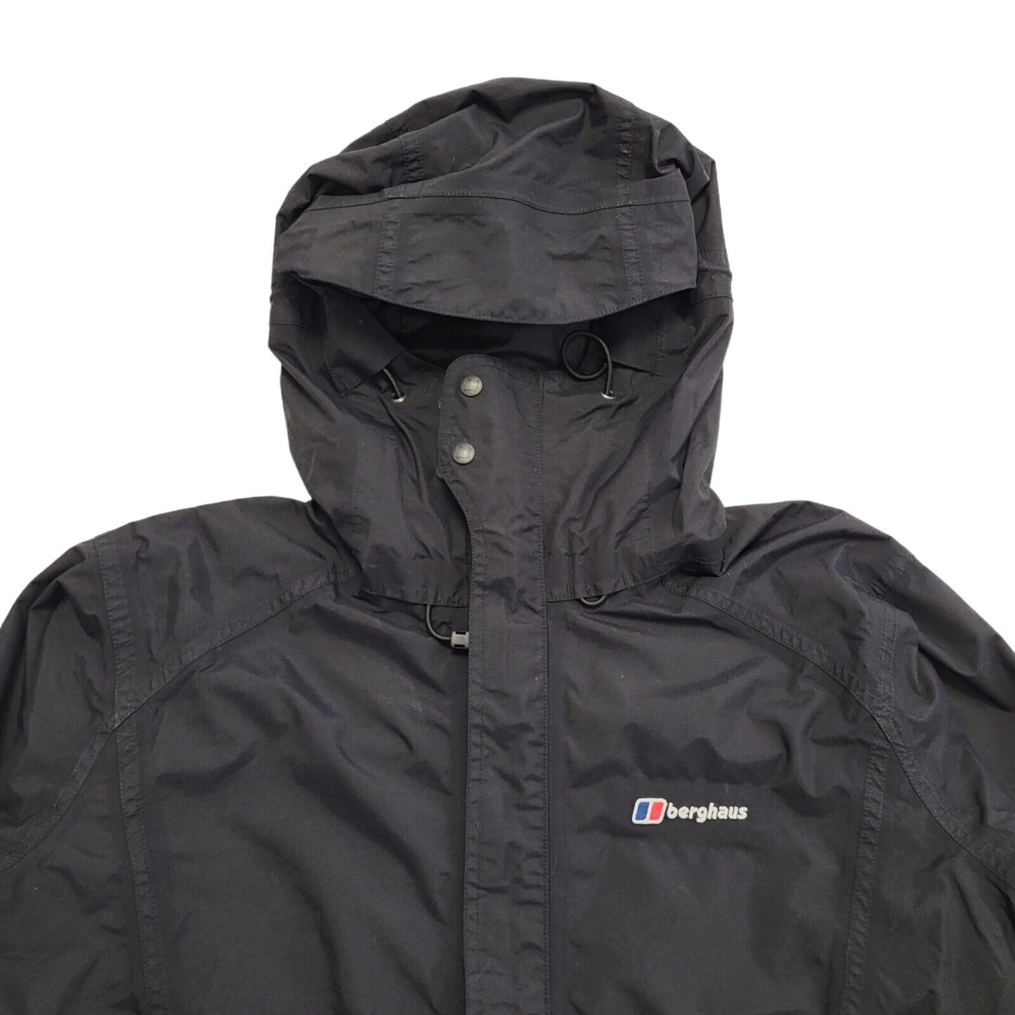 Berghaus Black Vintage Y2K Full Zip Hooded Jacket Uk Women's Size L12