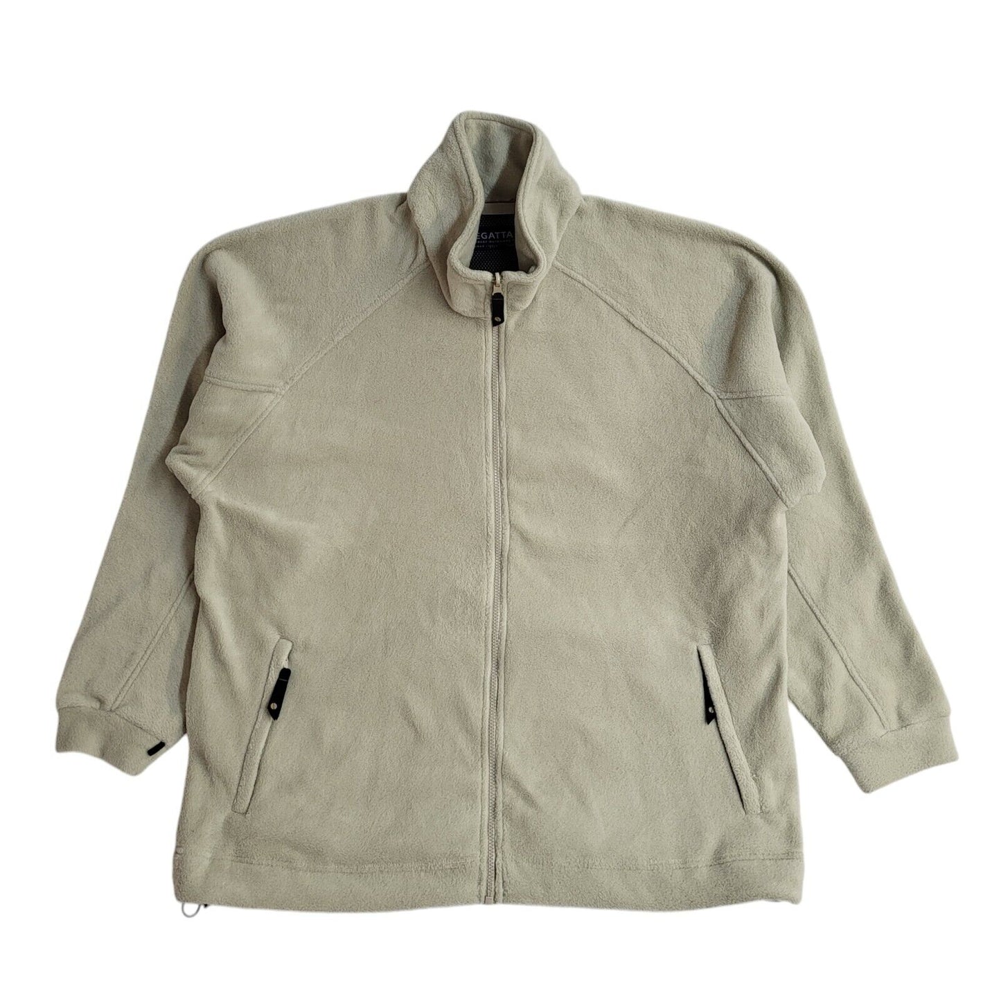 Regatta Vintage 80s Light Green Hiking Fleece Jacket Uk Men's Size XL