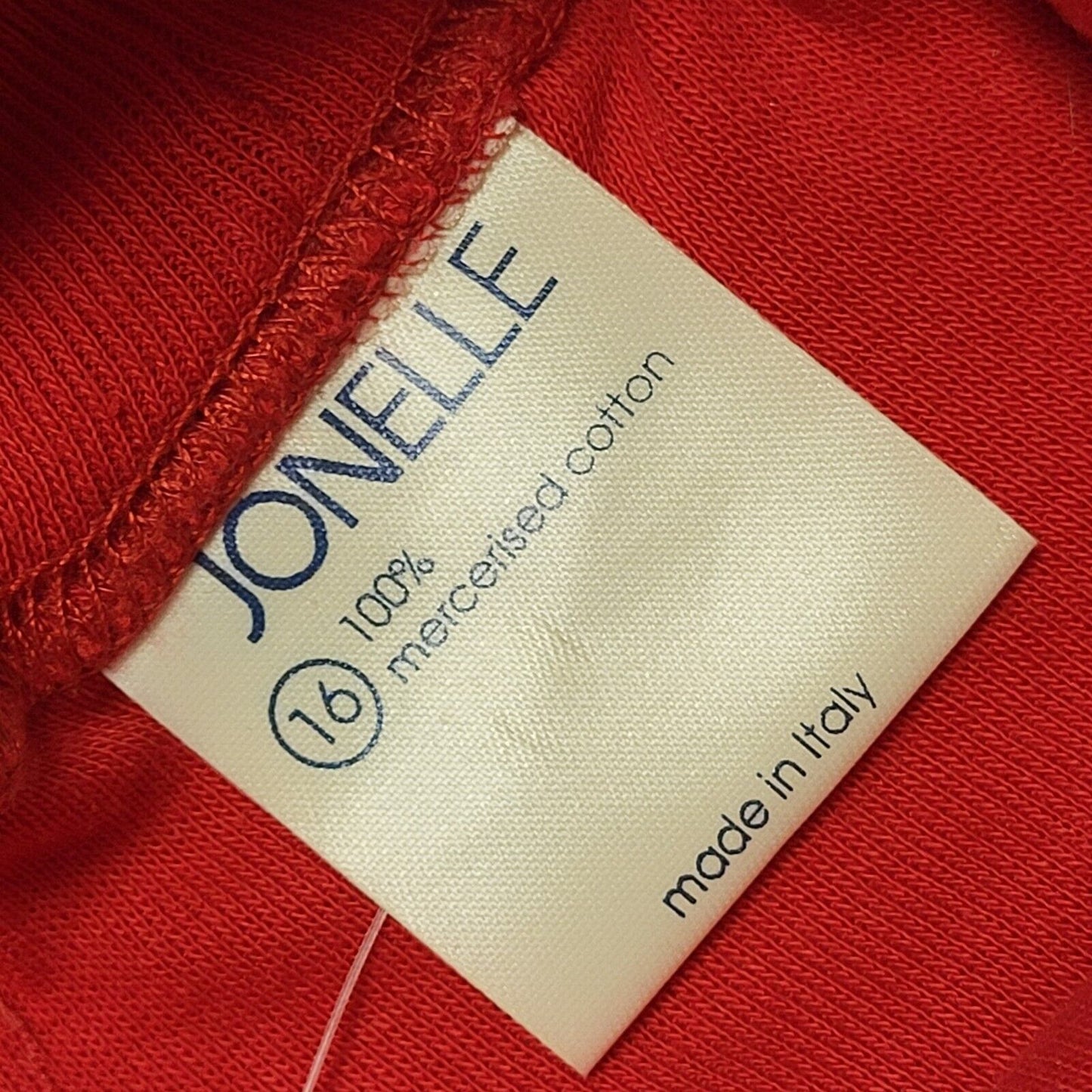 Jonelle 90s Vintage Red Roll Neck Jumper Uk Women's Size 16