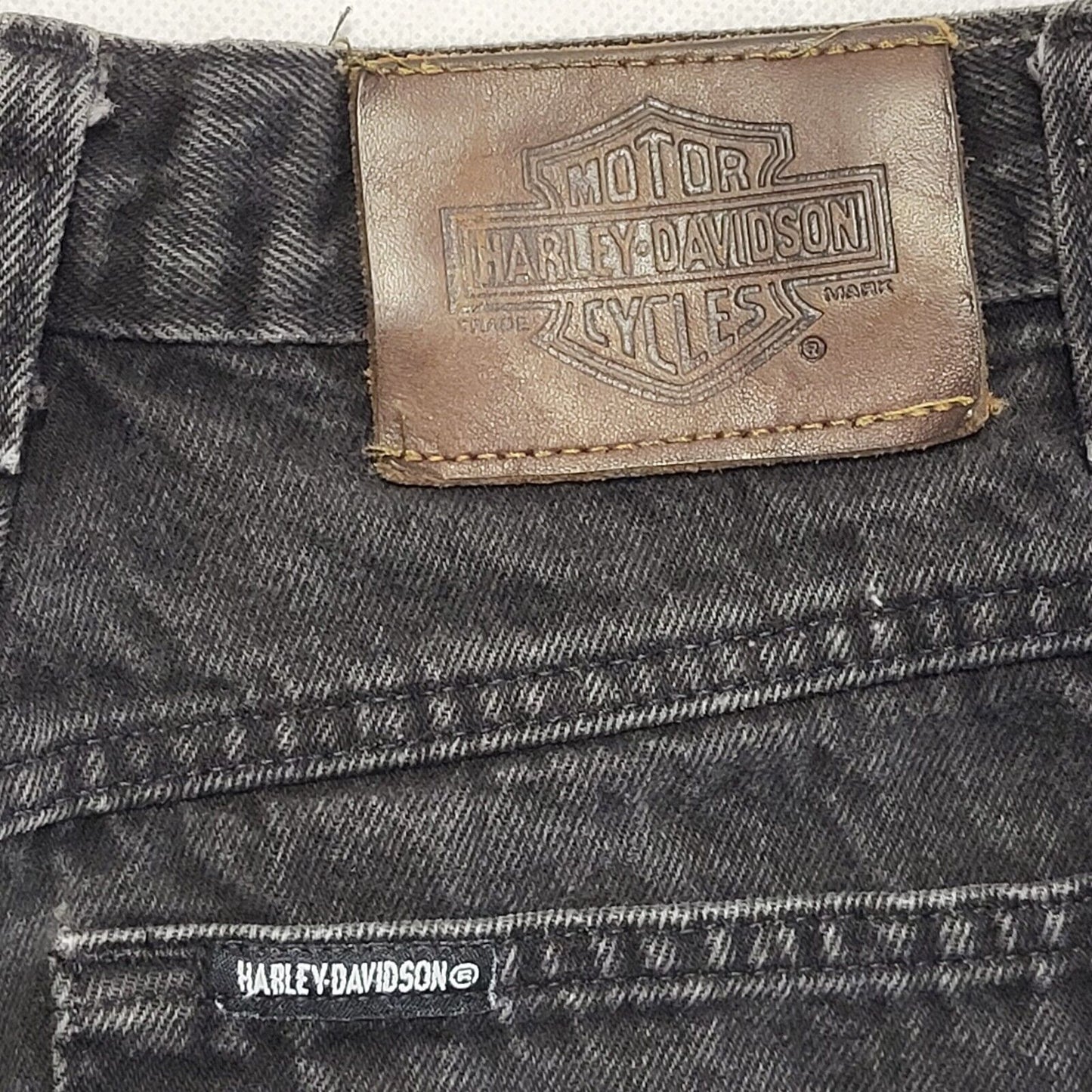 Biker Blues 80s Vintage Black Straight Leg Jeans Women's Size 10 W28 L33
