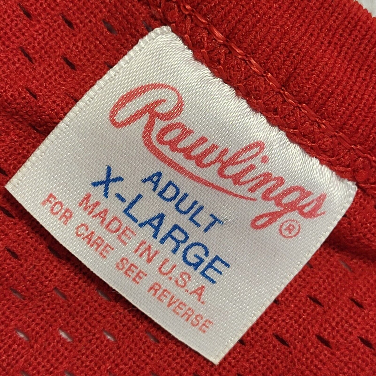 Rawlings Red No.80 NFL American Football Jersey UK Men's Size XL