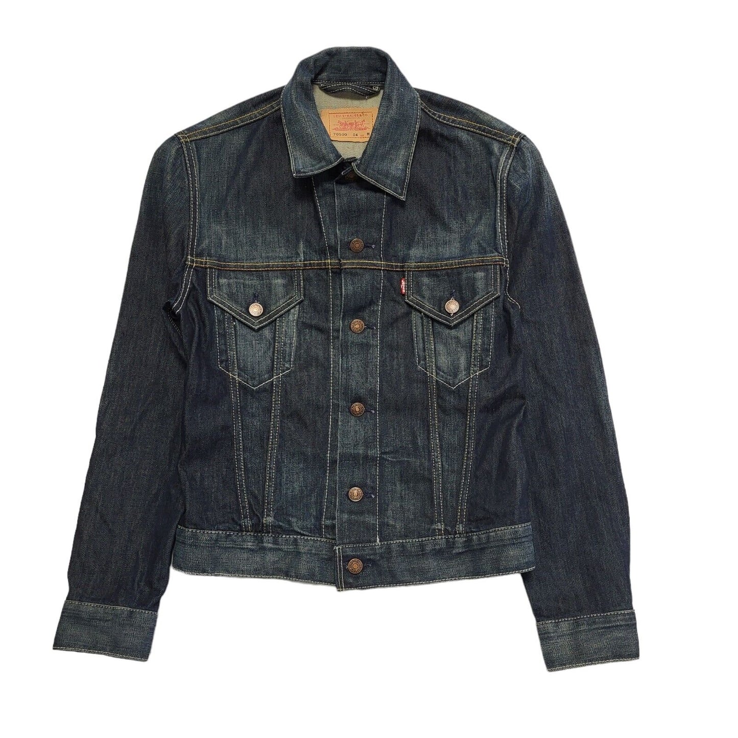 Levi's Vintage Y2K Blue Button Up Denim Jacket Womens UK Size M