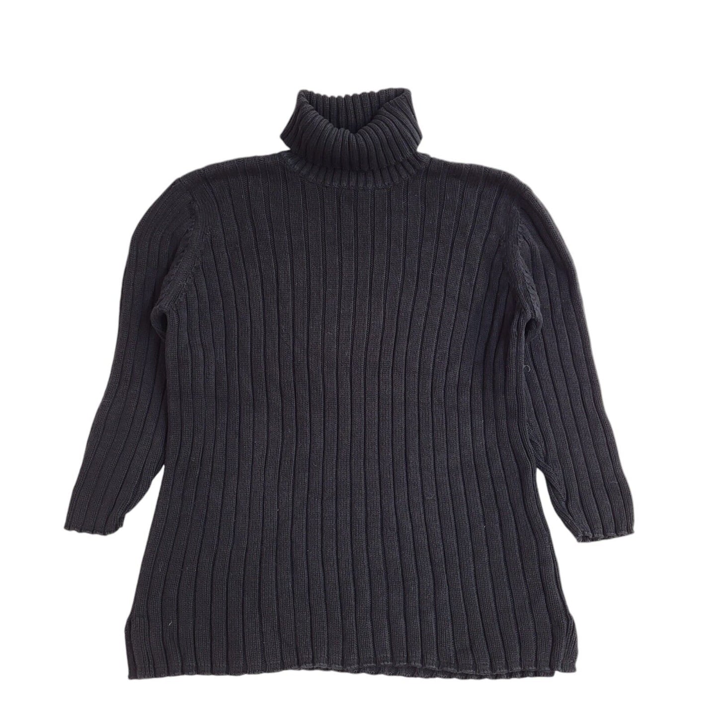 Marks and Spencer Roll Neck Black Vintage 90's Jumper UK Women's Size 18