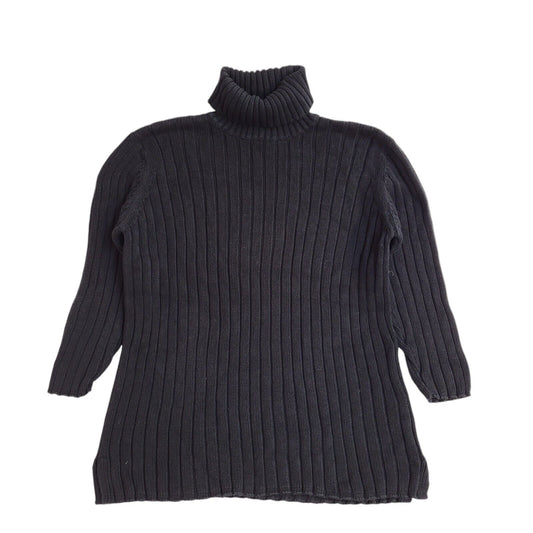 Marks and Spencer Roll Neck Black Vintage 90's Jumper UK Women's Size 18