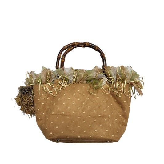 Lula Belle Brown Vintage Hand Bag / Shoulder Bag Uk Women's 7" x 10"