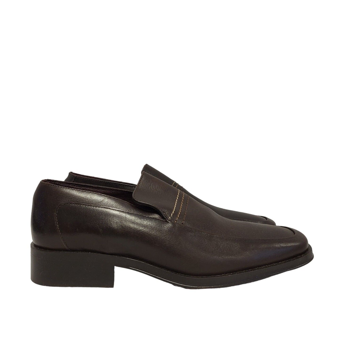 C-Z Brown Slip-On Casual Leather Shoes Uk Men's Size 9