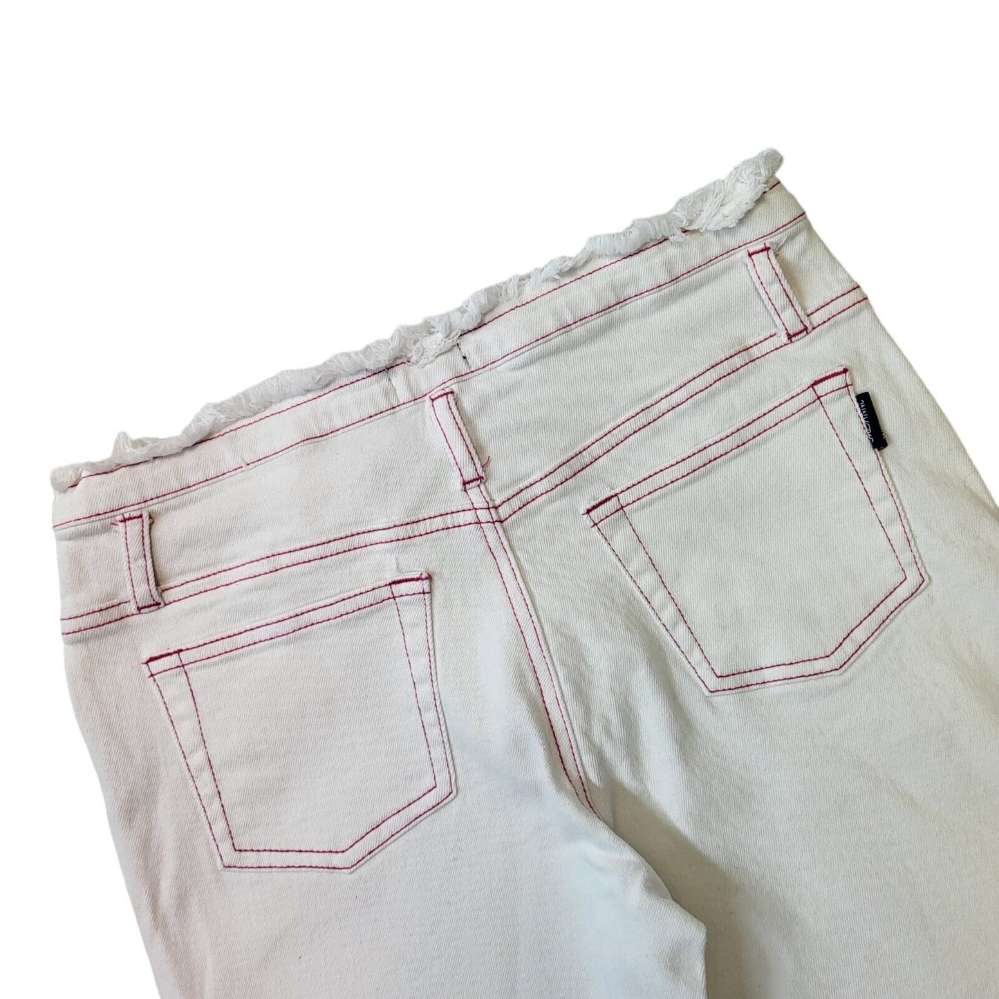 Suzanne Y2K Vintage White Bootcut Denim Jeans Women's Size 10 W28 L31