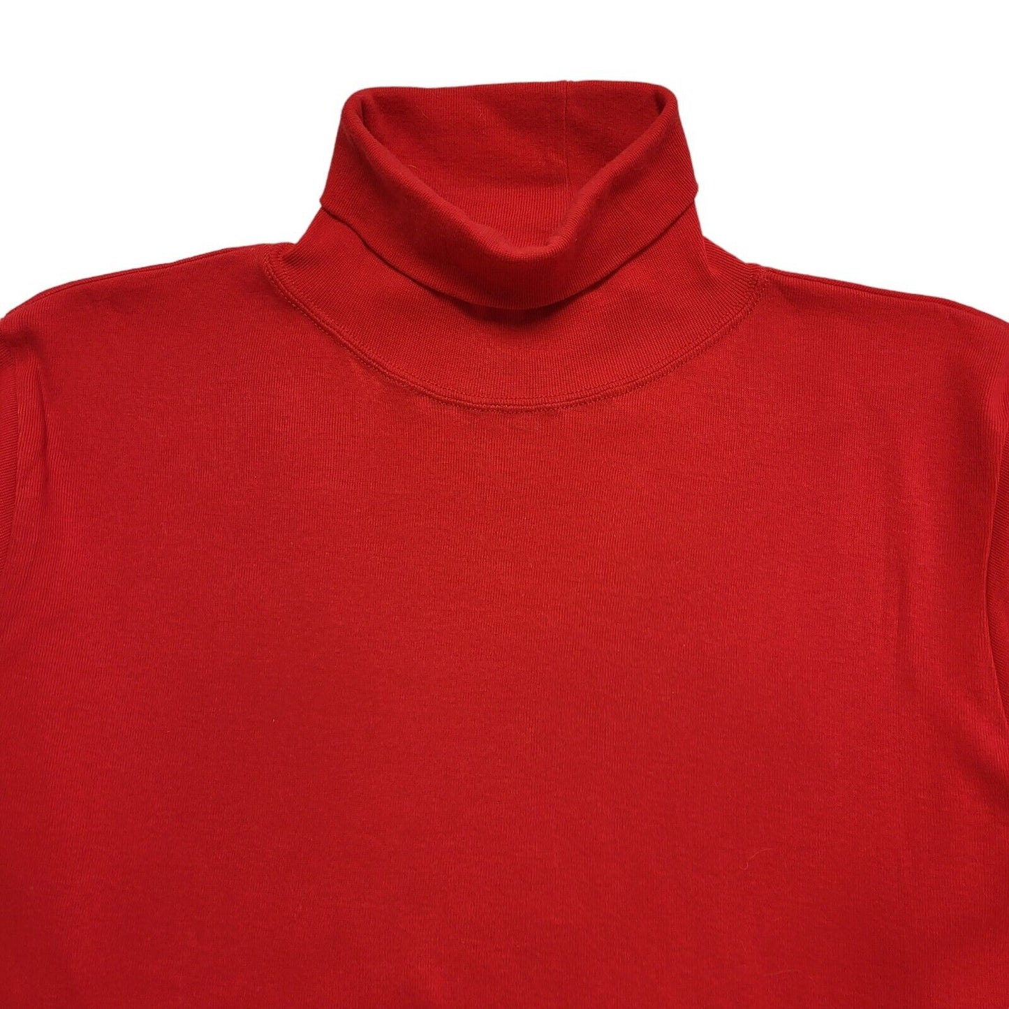 Jonelle 90s Vintage Red Roll Neck Jumper Uk Women's Size 16