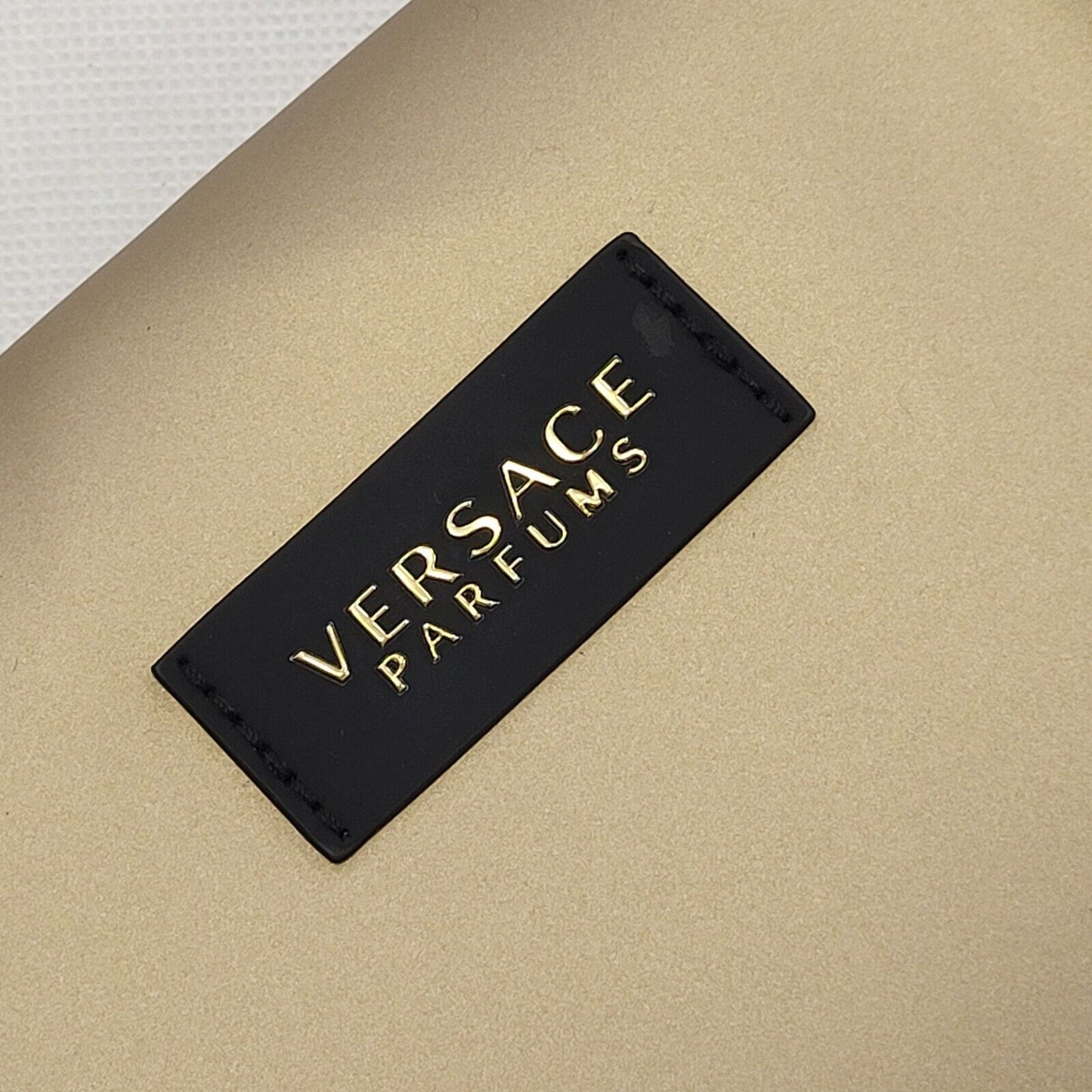 Versace Gold & Black Small Clutch Bag Uk Women's Size 7.5" x 5"