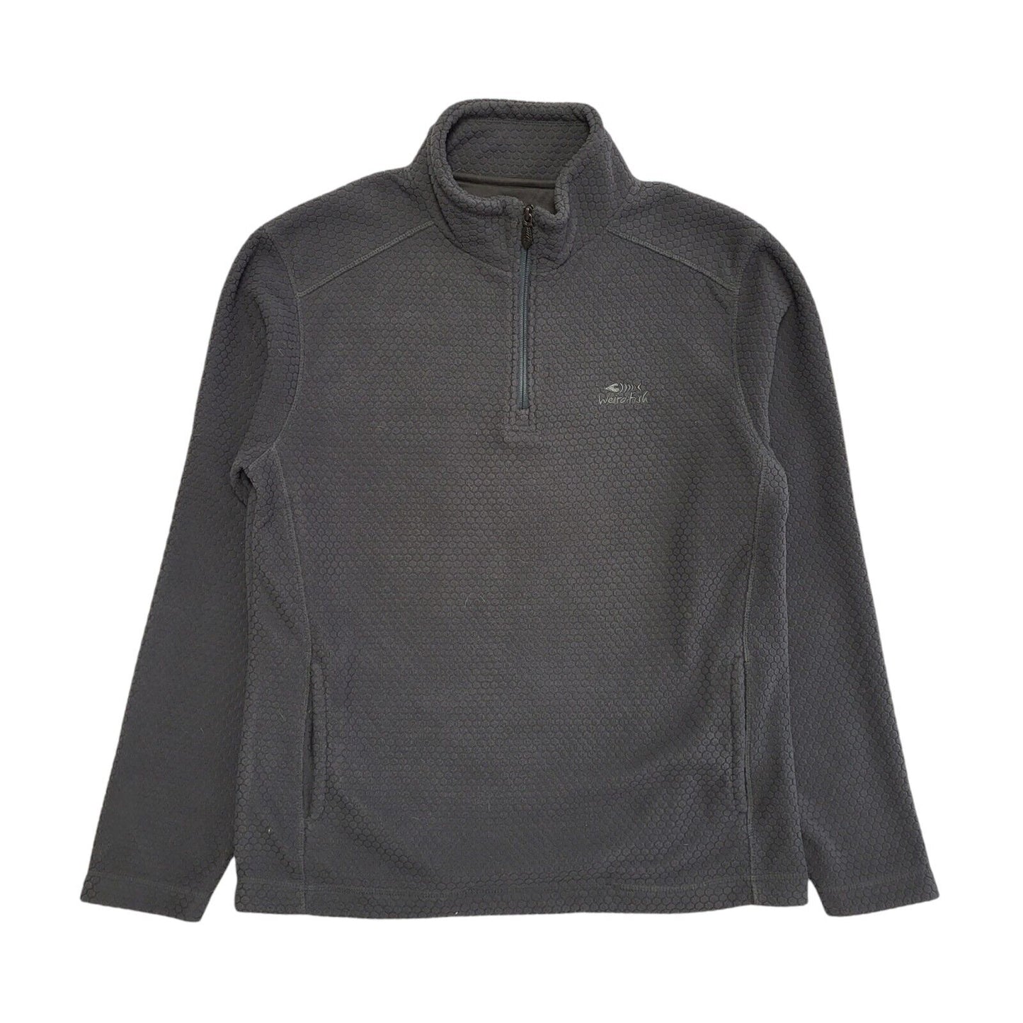 Weird Fish Vintage 90s Grey High Neck Jumper Uk Men's Size Large