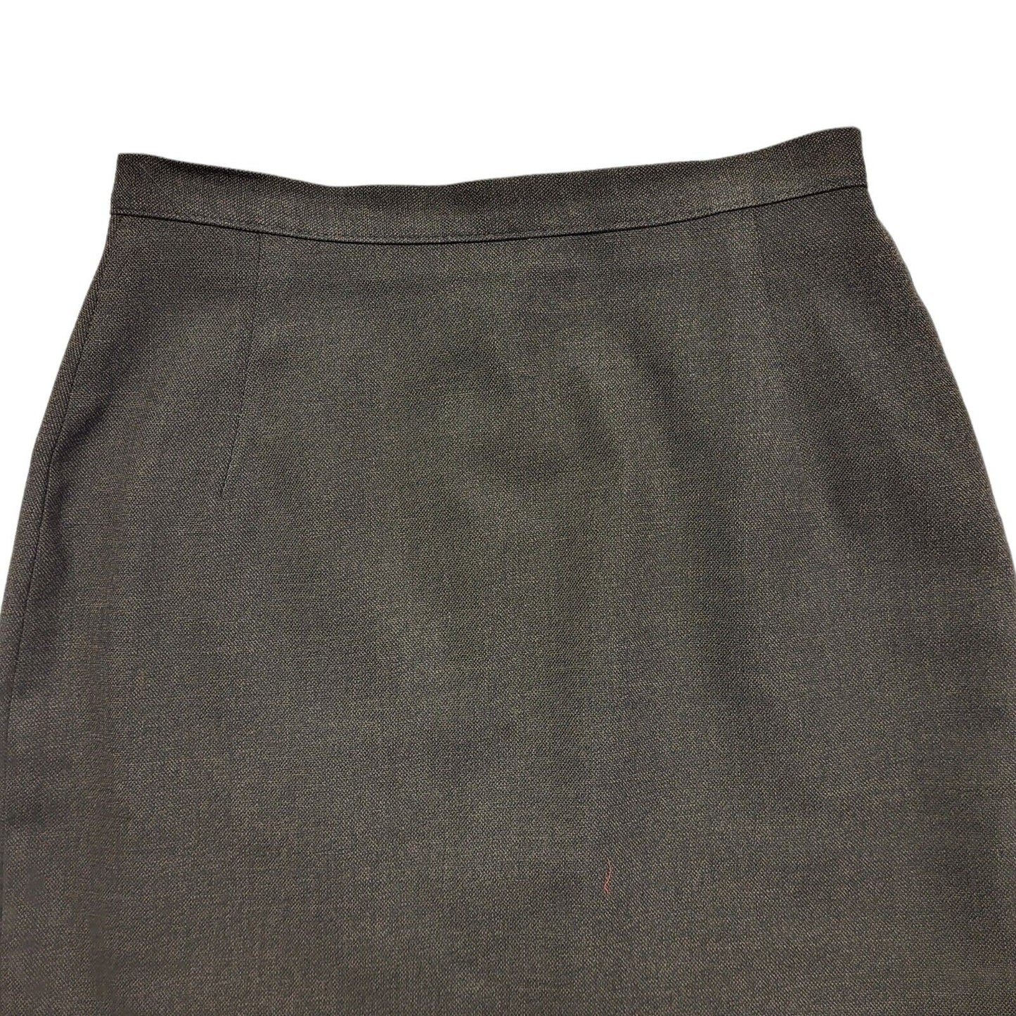 Marks & Spencer Vintage 90's Brown Solid Pencil Skirt Uk Women's Size 8 W26