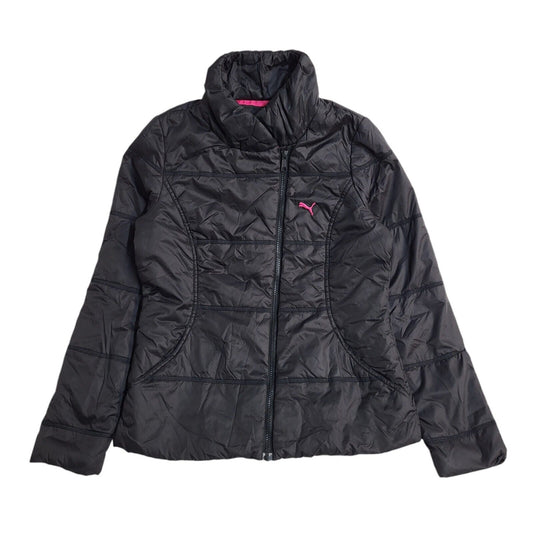 Puma Black Y2K Sports Jacket Uk Women's Size Small