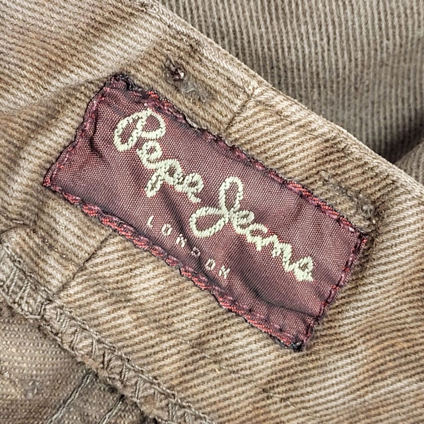 Pepe Jeans 90s Brown High Waist Denim Jeans Uk Women's Size 10 W28 L31