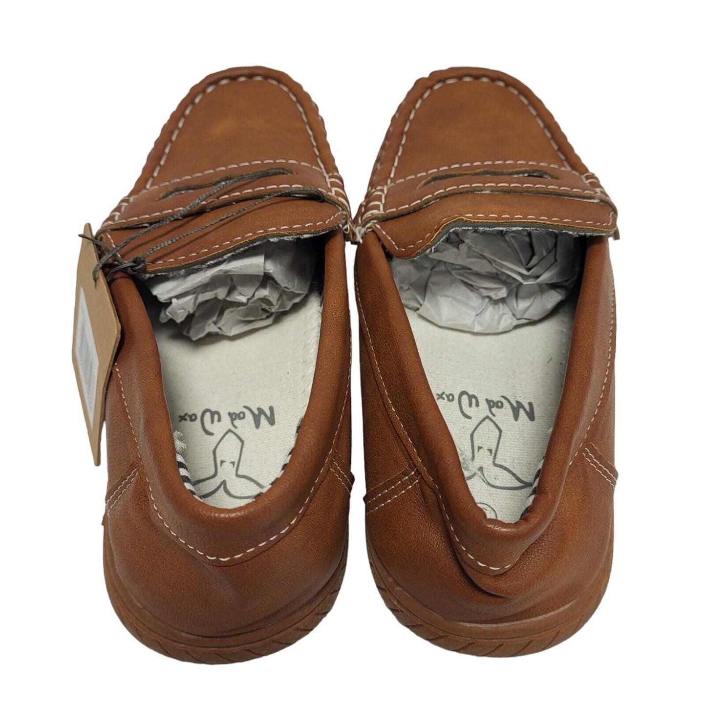 Mad Wax Brown Faux Suede Slip-on Shoes Uk Women's Size 5