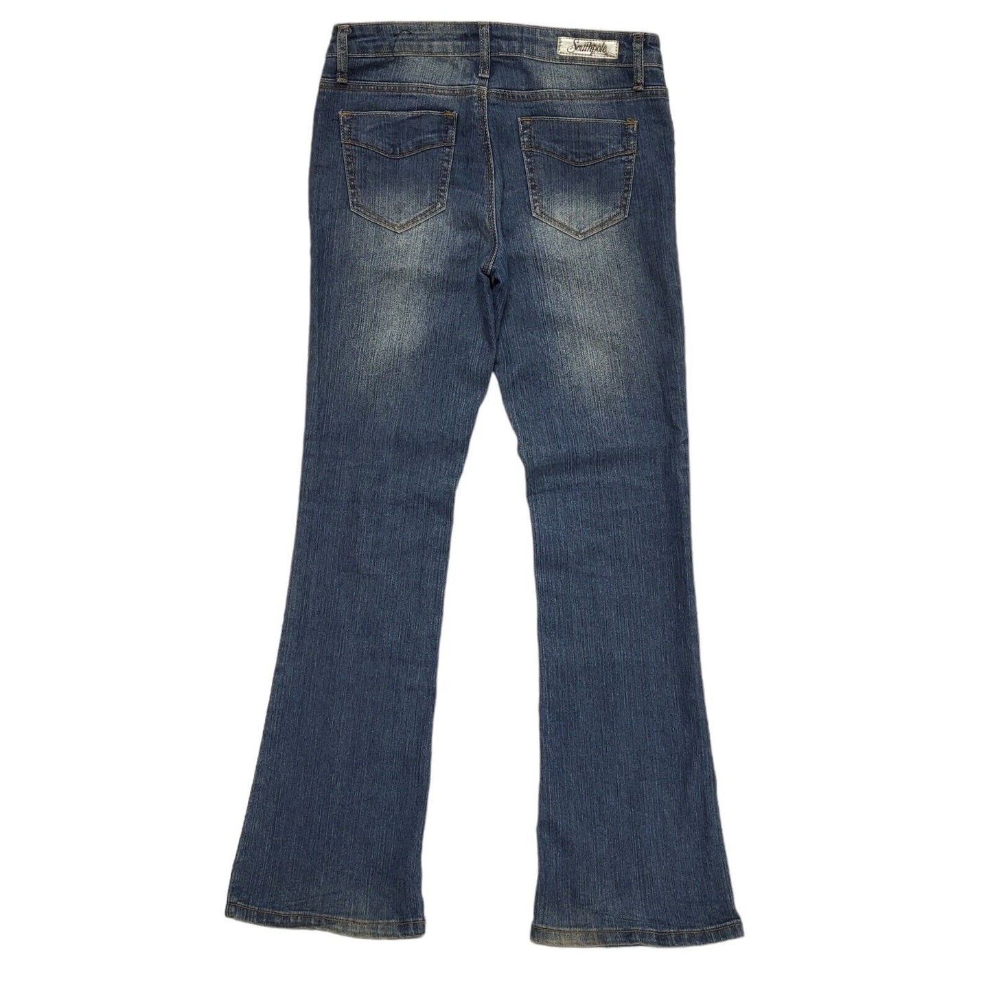 Ozone Y2k Vintage Dark Blue Bootcut Denim Jeans Uk Women's 12 W30 L33