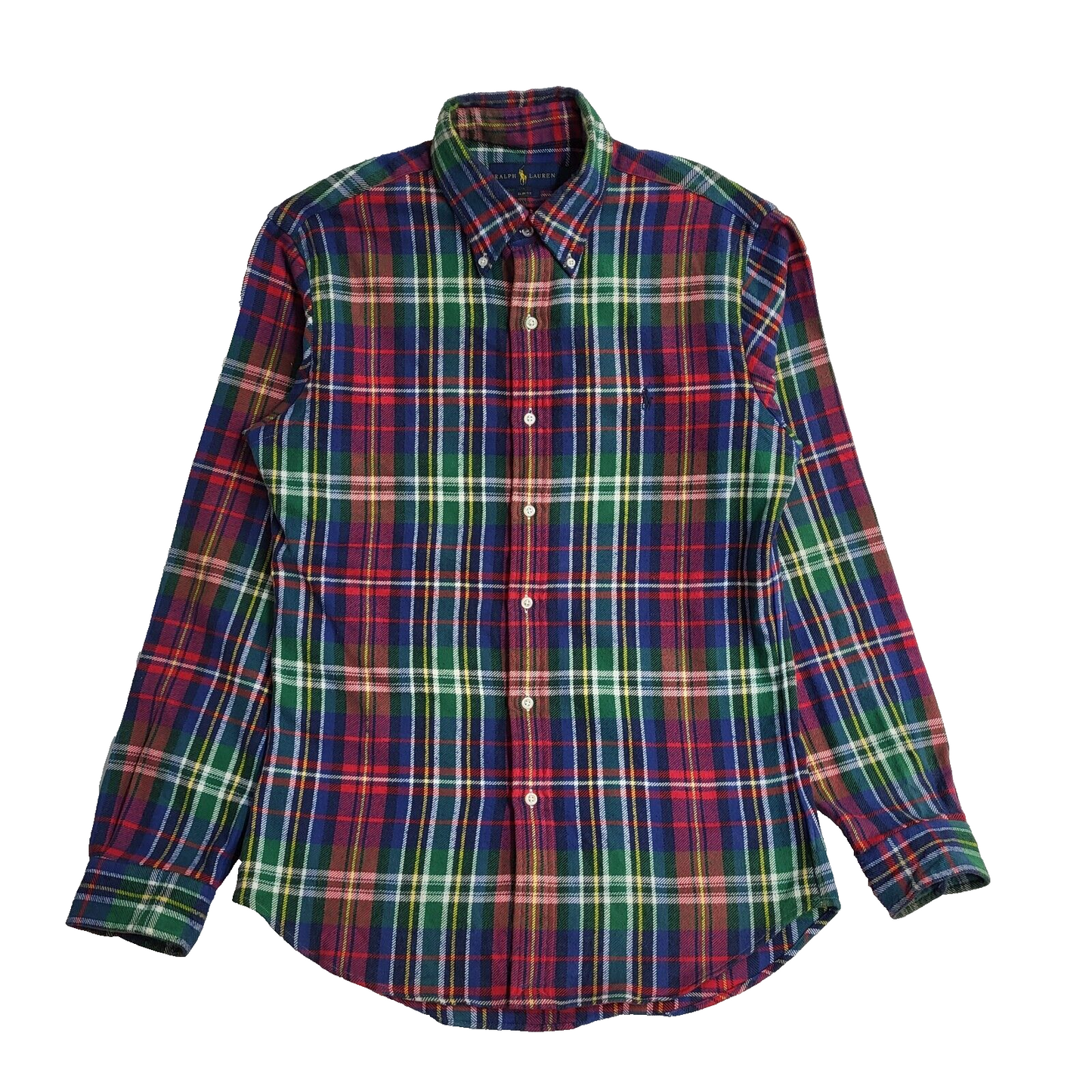 Ralph Lauren Multicoloured Checked Long Sleeve Shirt UK Men's Size M