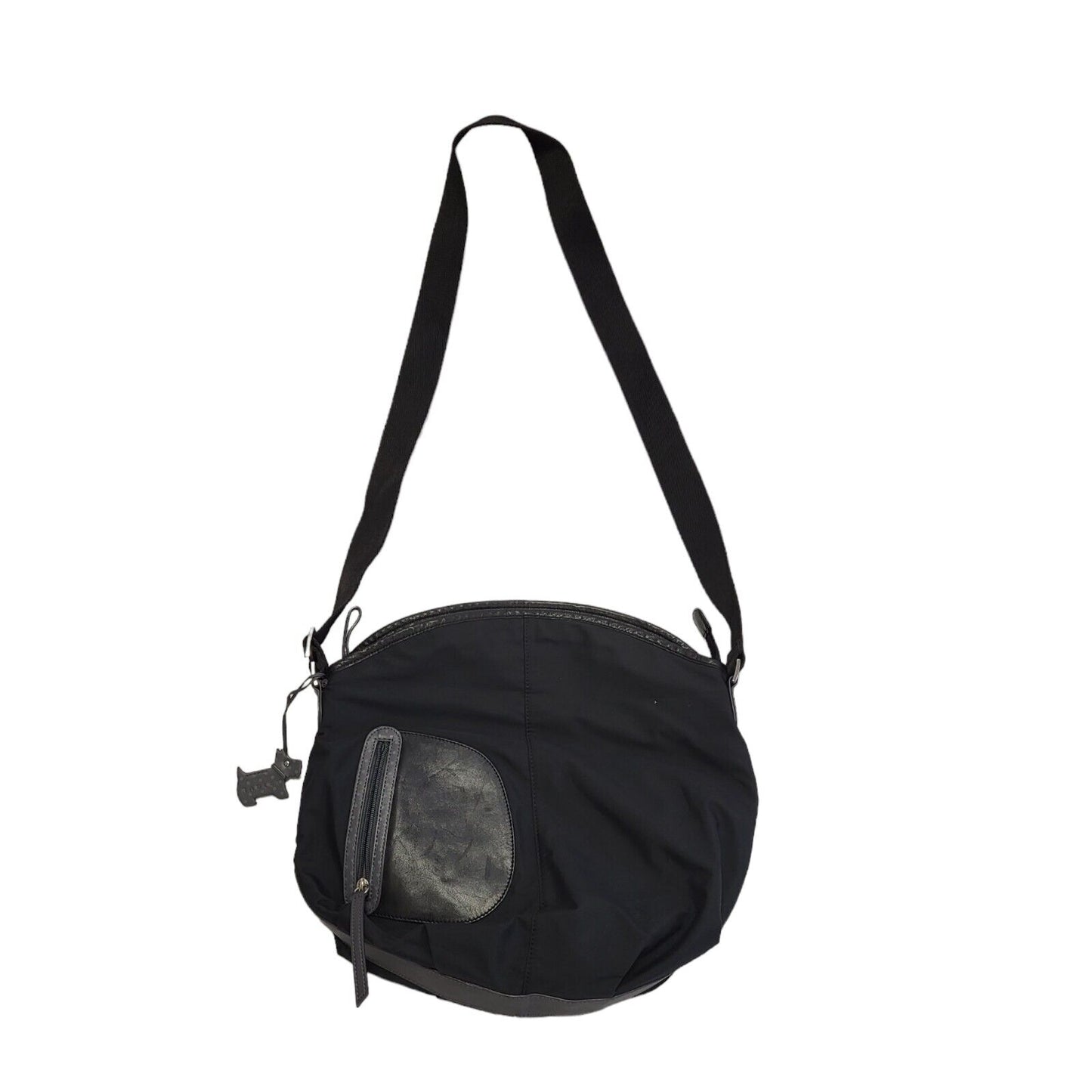 Radley Black Oval Shape Shoulder Bag Women's Size 14" x 13"