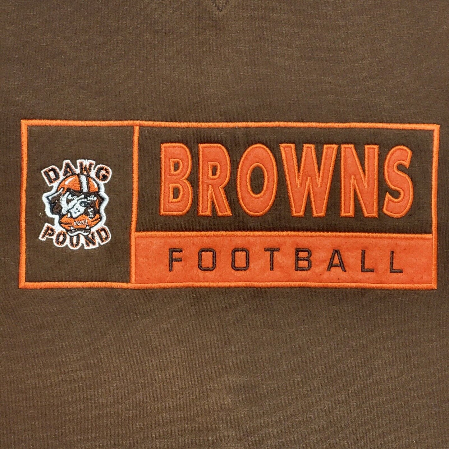 Puma Dawg Pound Browns 90's Brown Crew Neck Sweatshirt Uk Men's Size XL