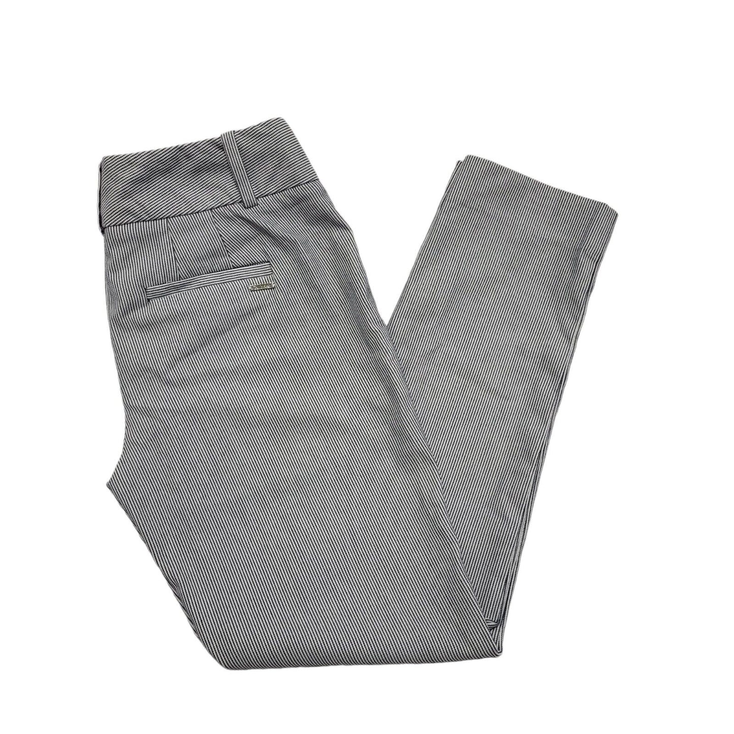 Calvin Klein Blue Striped Y2K Vintage Trousers Women's Size M 10 W28 L26