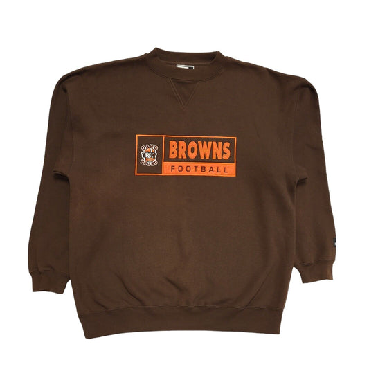 Puma Dawg Pound Browns 90's Brown Crew Neck Sweatshirt Uk Men's Size XL