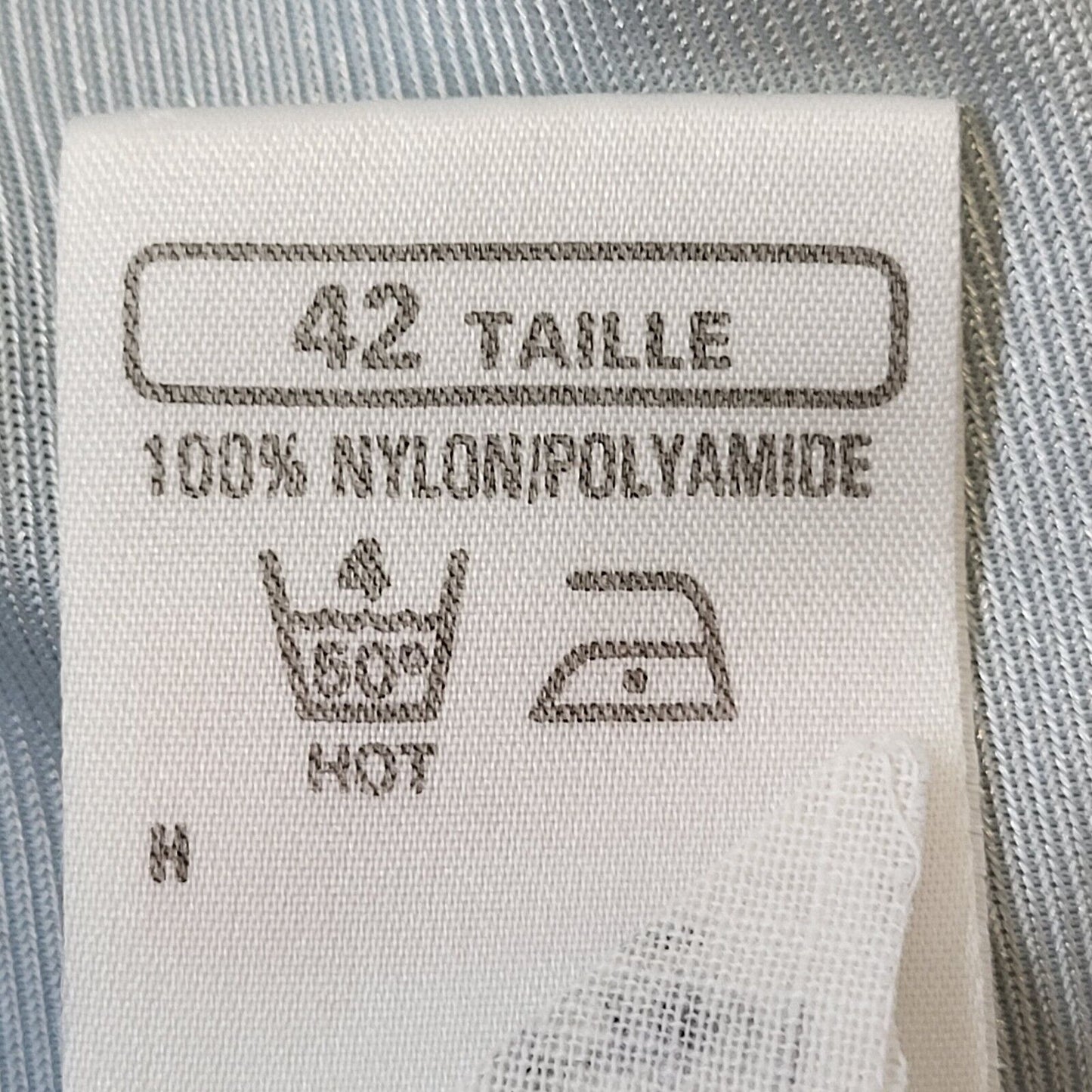 St Michael M&S 80's Vintage Light Blue & White Nightie Womens UK S EU 36