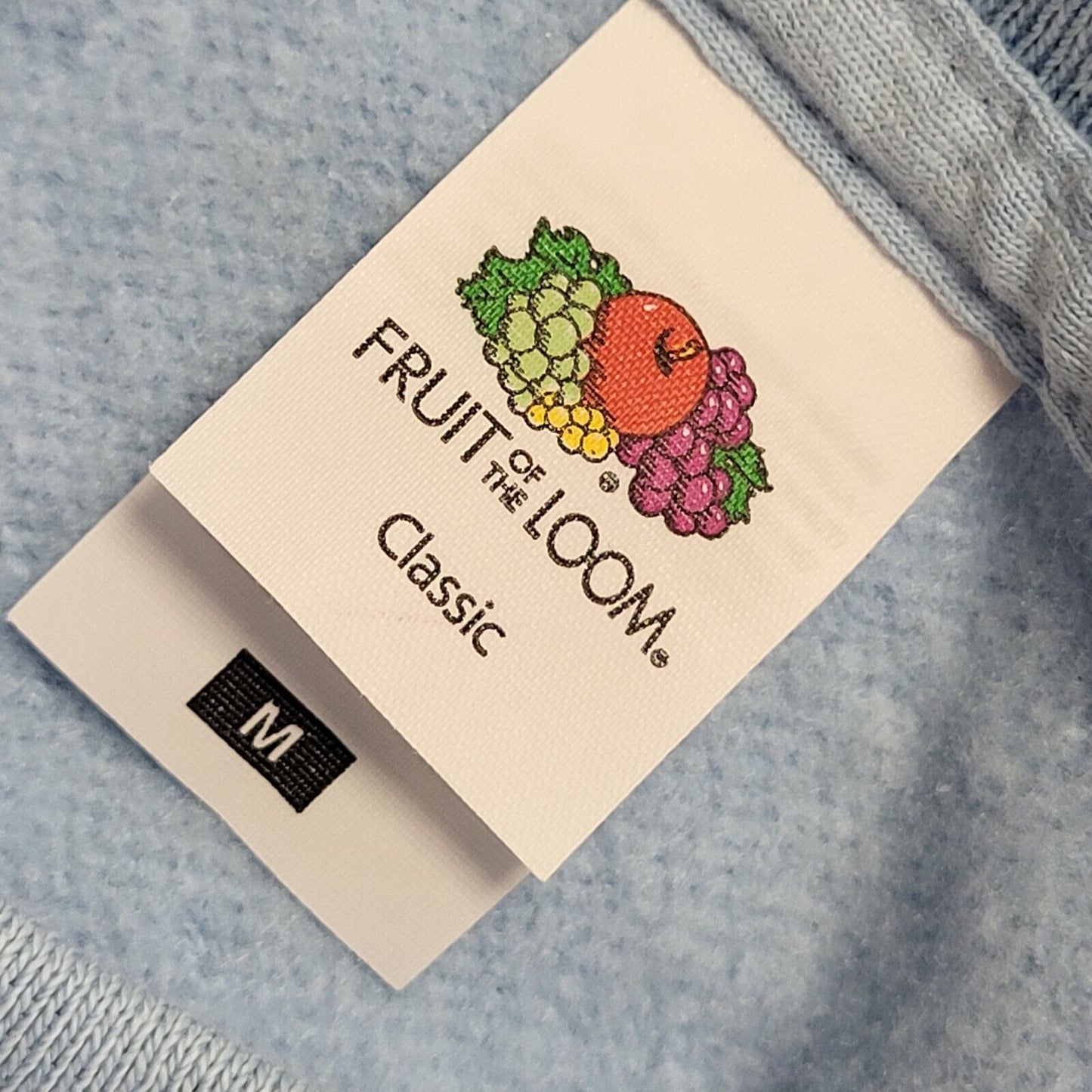Fruit of The Loom Vintage 90's Blue Drown Them Sweatshirt Womens UK Size M