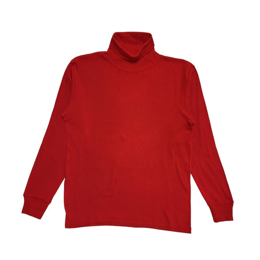 Jonelle 90s Vintage Red Roll Neck Jumper Uk Women's Size 16