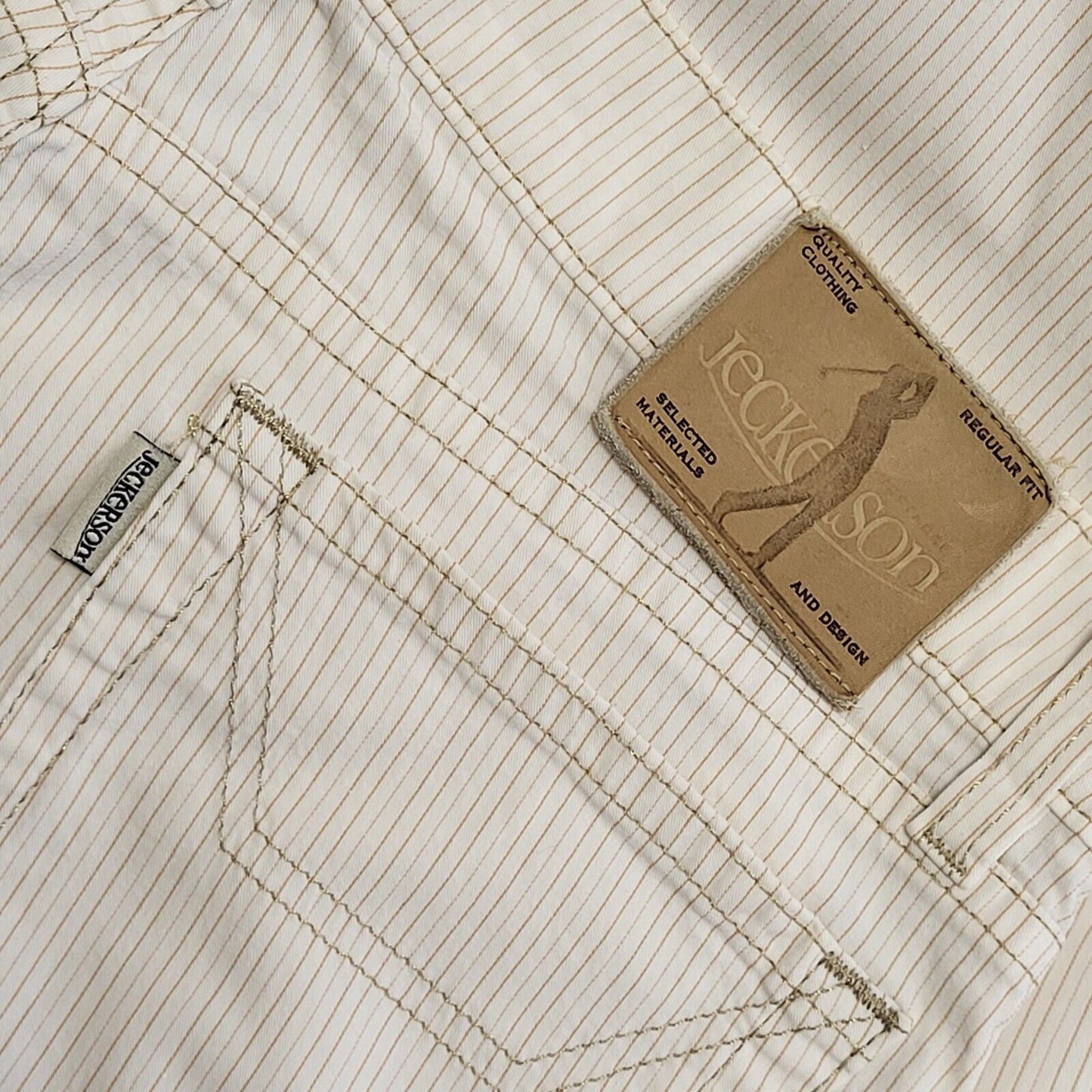 Jeckerson Vintage 90s Beige Straight Denim Jeans Women's Size 10 W28 L28