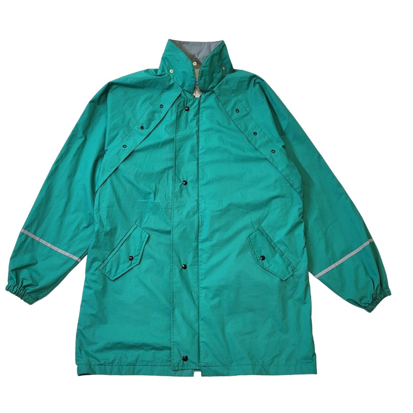 Karhu 80s Vintage Green Zip & Snap Jacket Men's Size XLarge