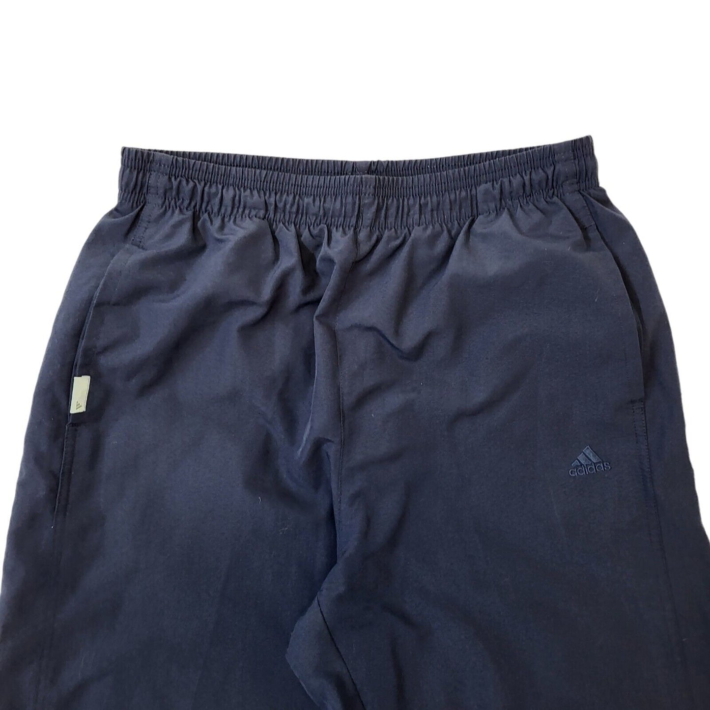 Adidas Y2K Vintage Navy Blue Tracksuit Bottoms Women's Size 16 W34 L30