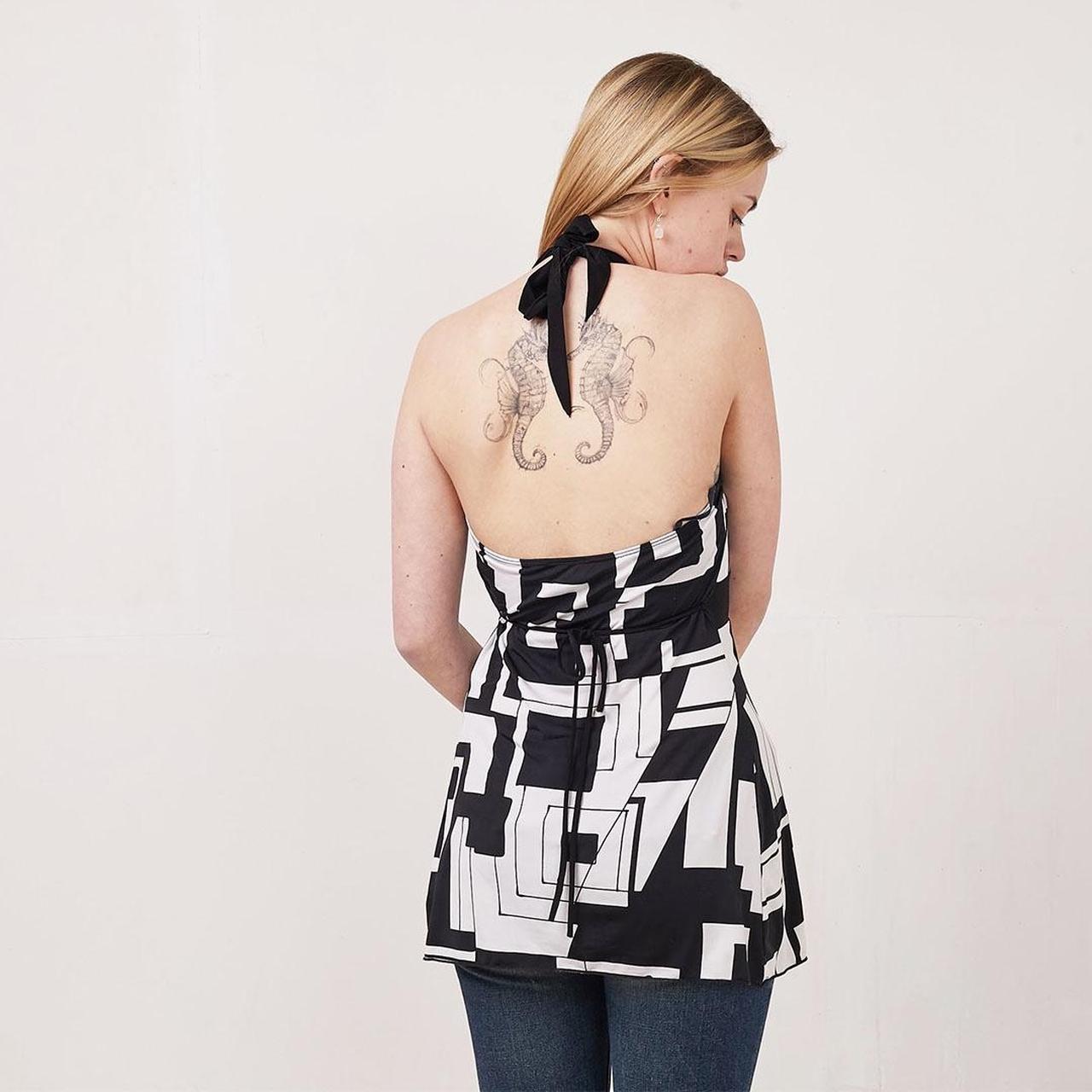 Wet Seal Y2K halter neck summer top