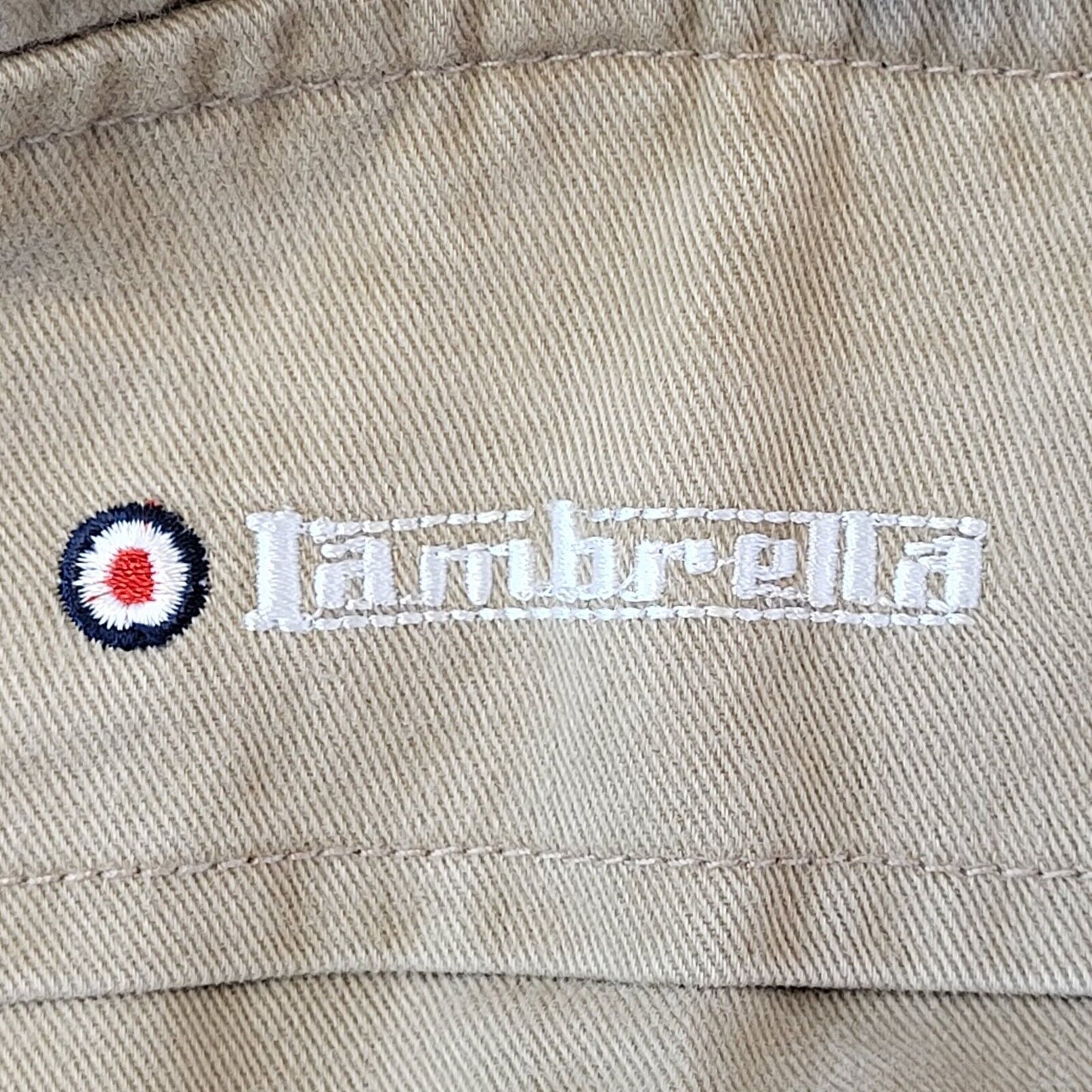 Lambretta Y2K Vintage Beige Cargo Trousers Women's Size 12 W30 L32