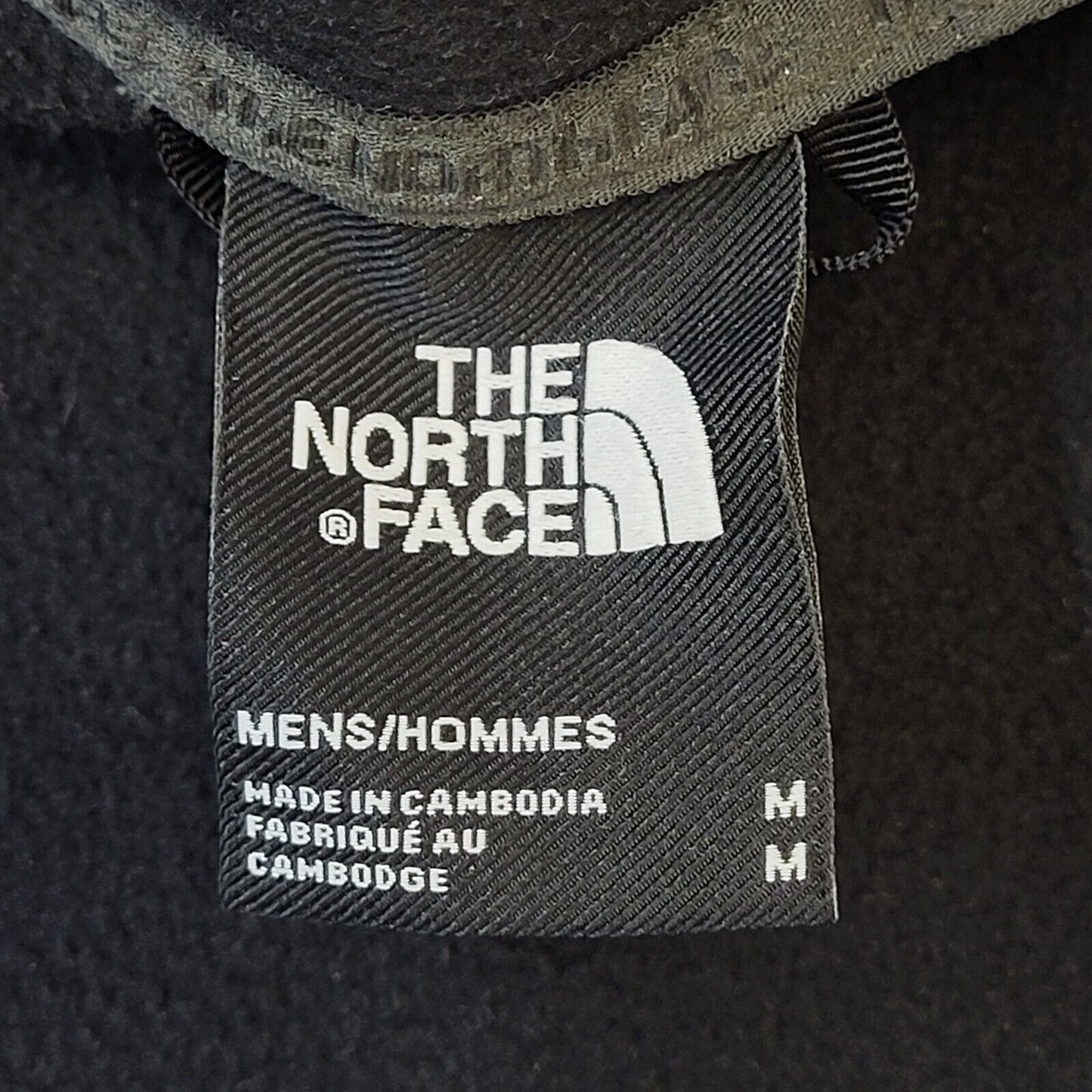 The North Face Black 1/4 Zip Fleece Men's Size M