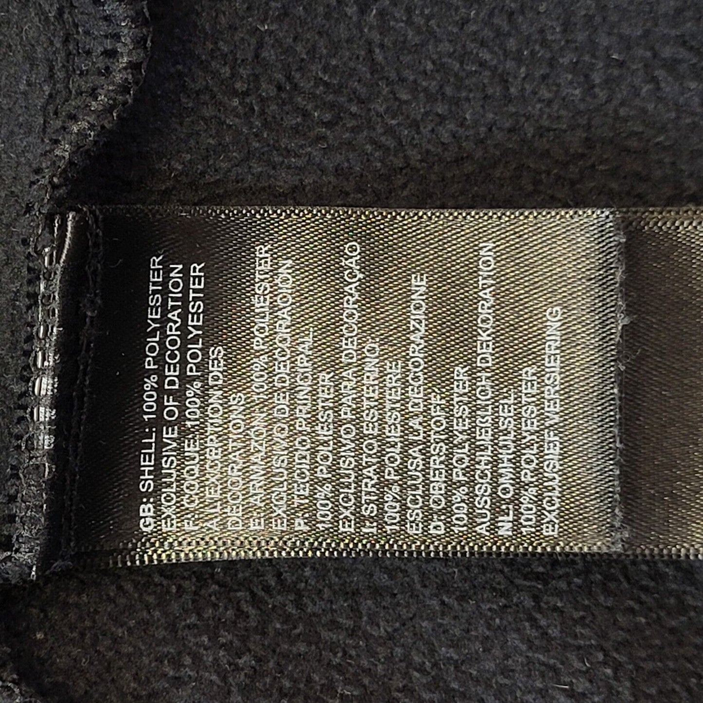The North Face Black 1/4 Zip Fleece Men's Size M