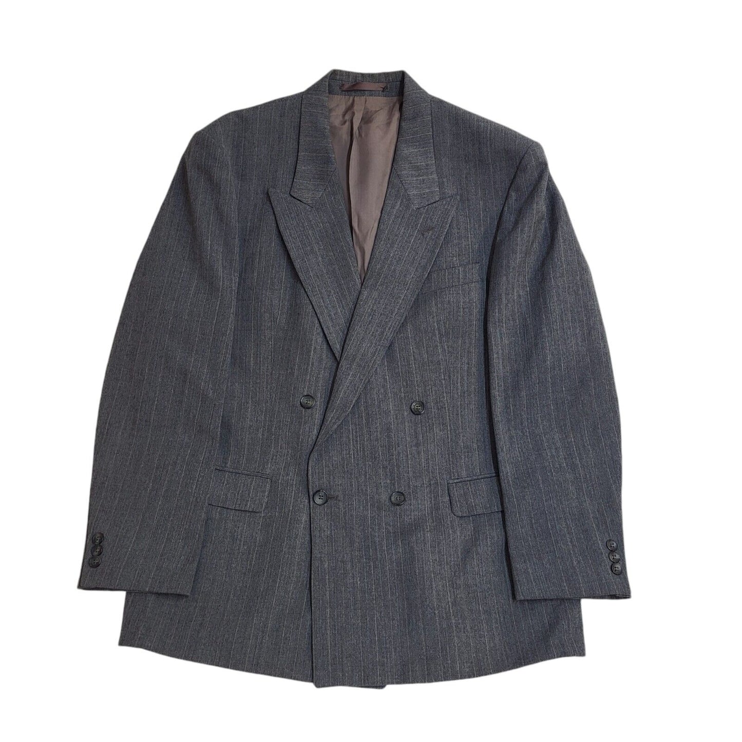 St Michael Grey 70s Blazer Suit Jacket Uk Men's Size Large 42"